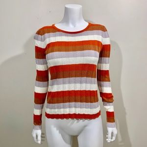 NEW Madewell Clarkwell Pullover Sweater Striped